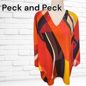 Peck & Peck multicolored blouse
